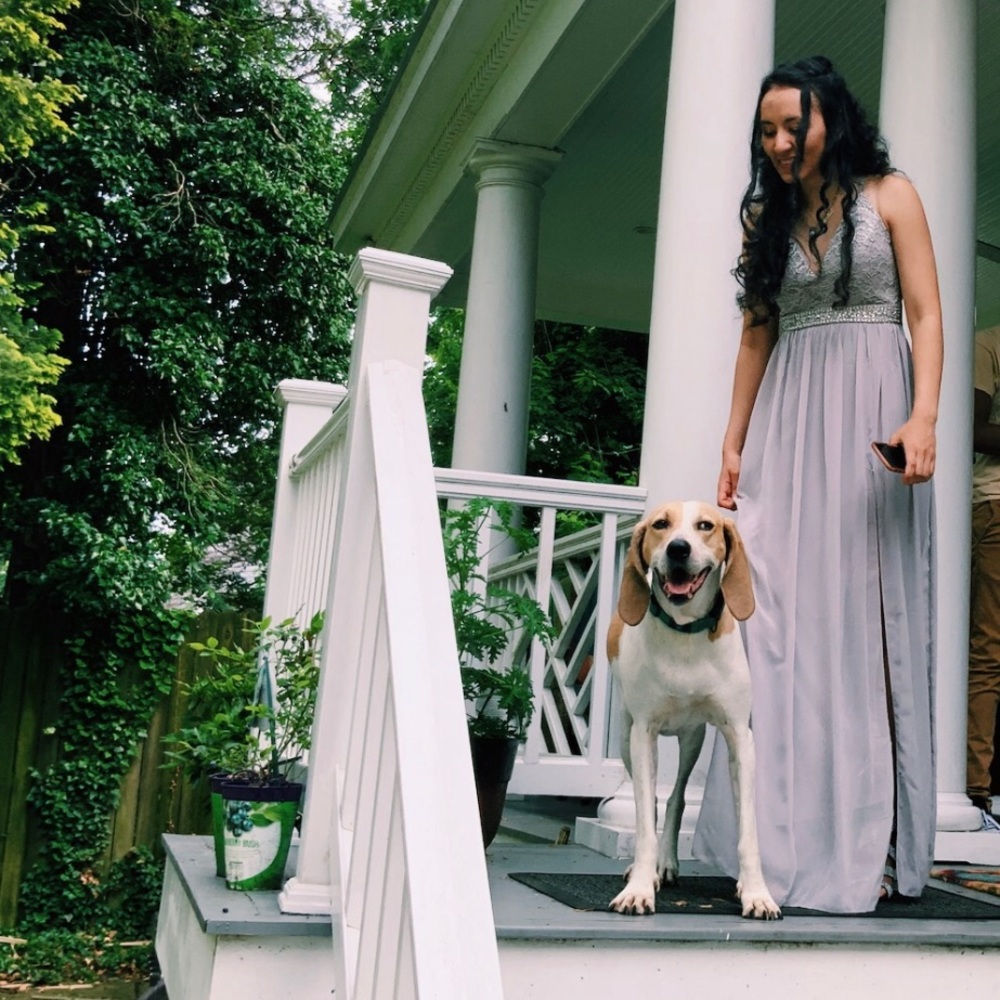 Selling long grey prom dress